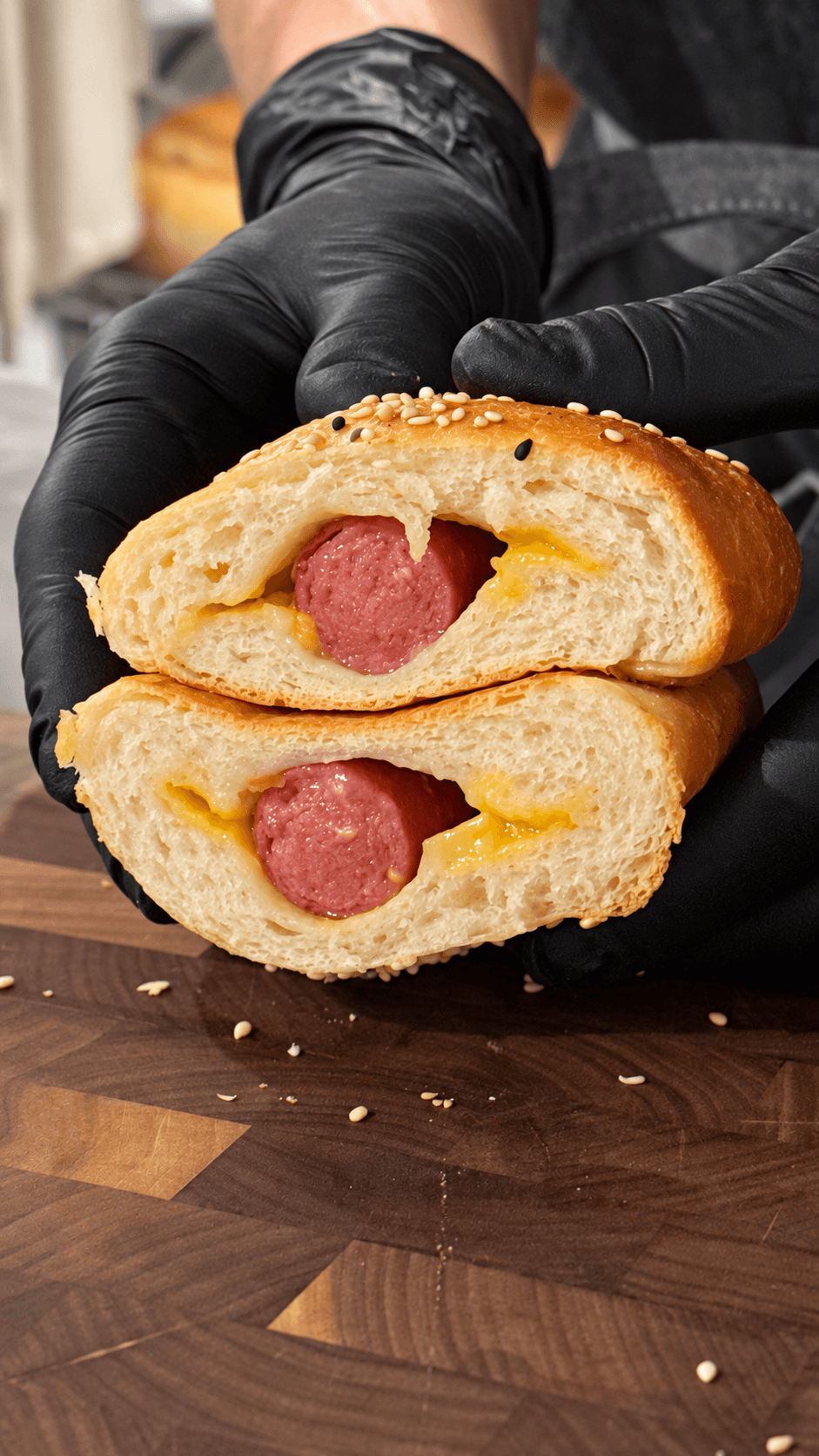 Sourdough Beef & Cheddar Kolache